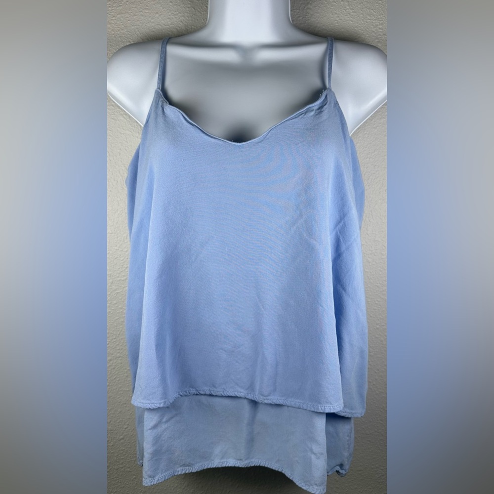 Warehouse Women’s Light Blue Double Layer Camisole Size US 6
